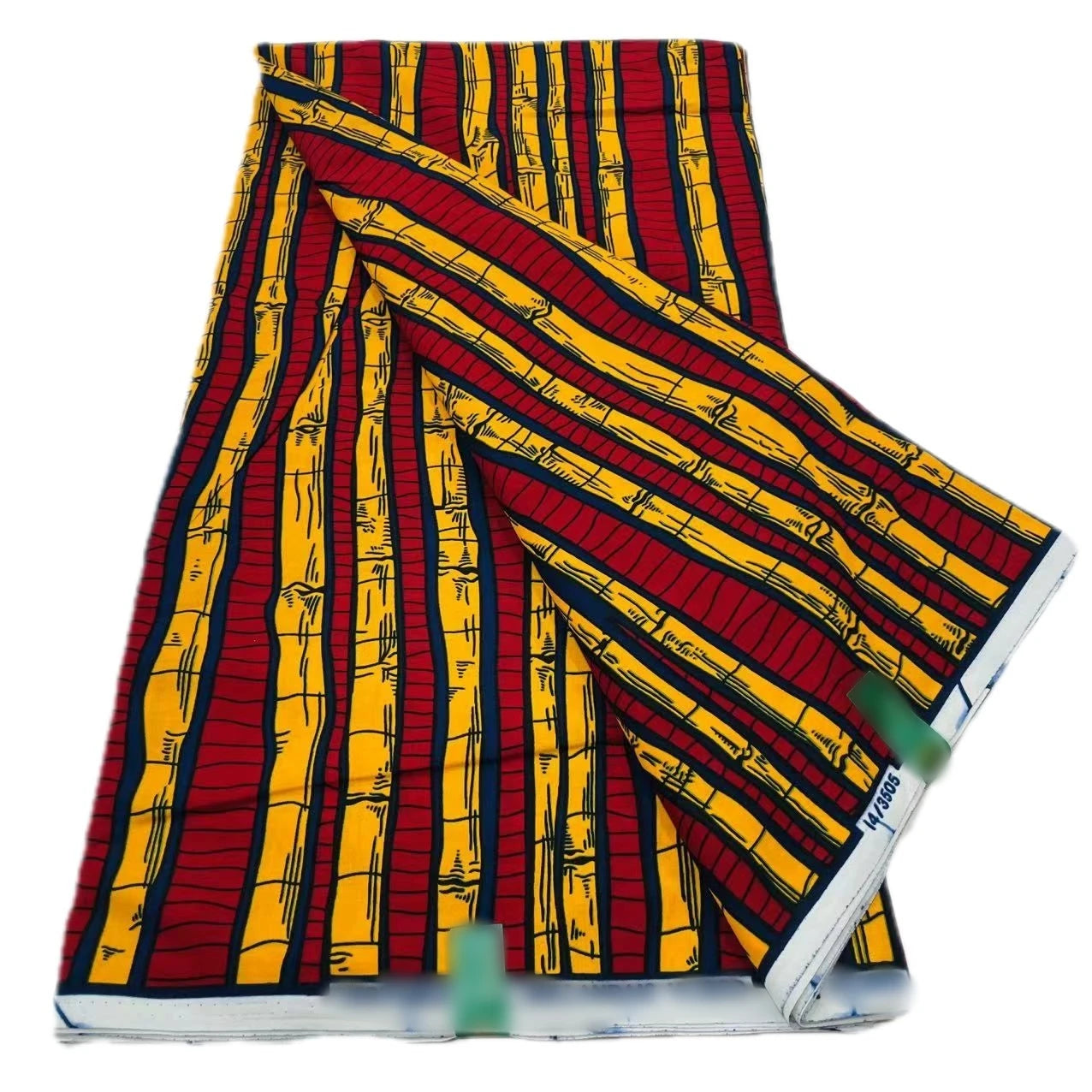 African Fabric Wax Ankara Block Print Veritable Wax Nigerian Batik Fabric Dutch Pagne 100% Cotton For Sewing Clothes