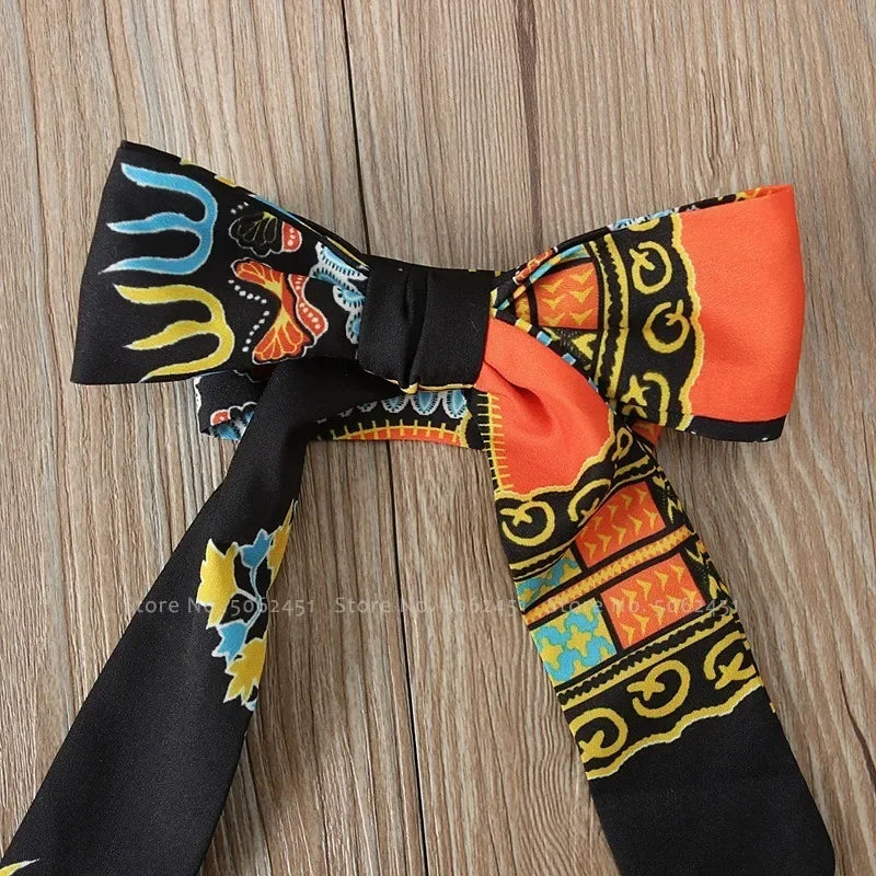 Kids Girls African Bohemian Sleeveless Long Print Bazin Dress Children Ankara Danshiki Carnival Party Stage Performance Costumes