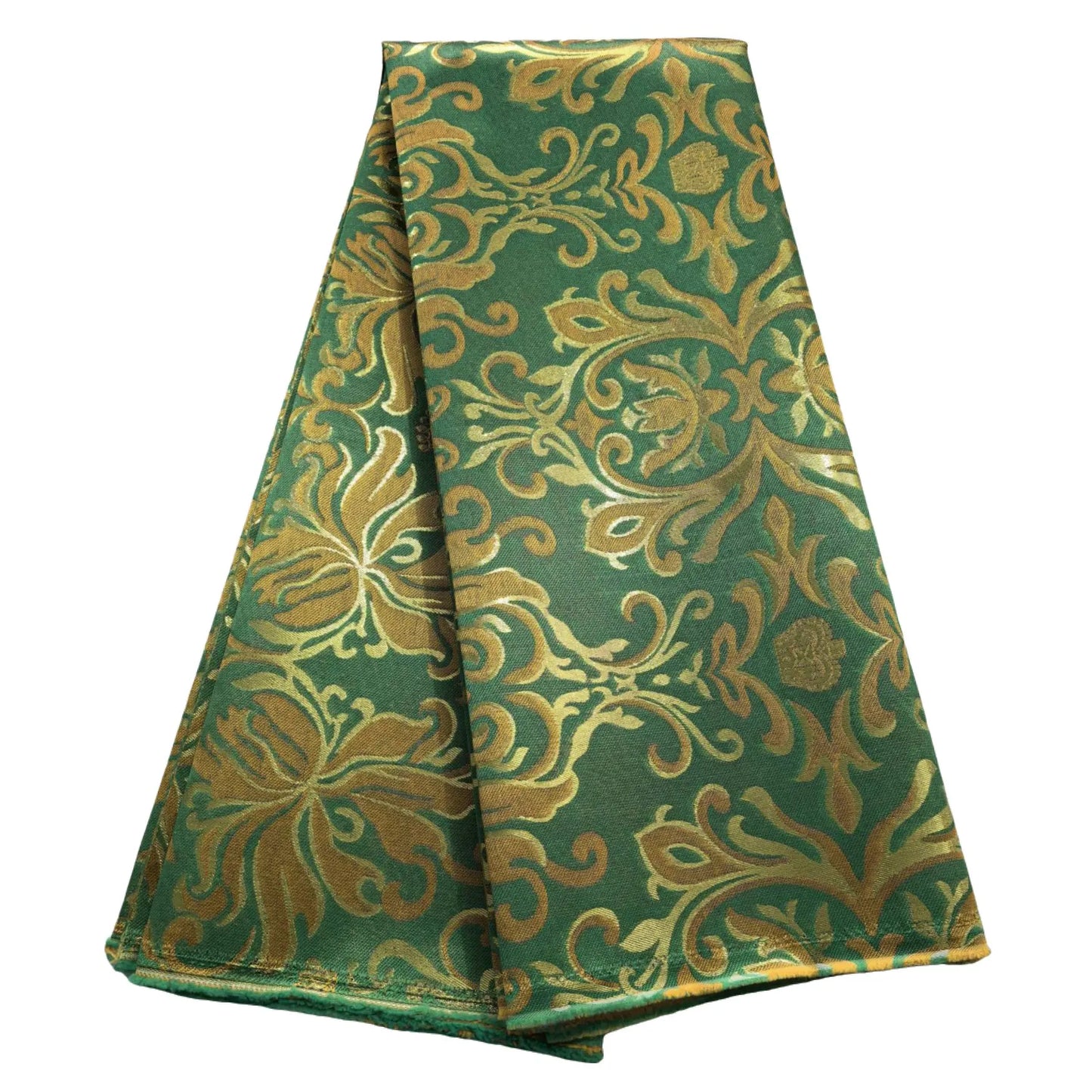 5 Yards Damask Lace Fabric Nigerian Brocade Aso Oke Materials Original Wool Damask DIY For King And Queens Clothes