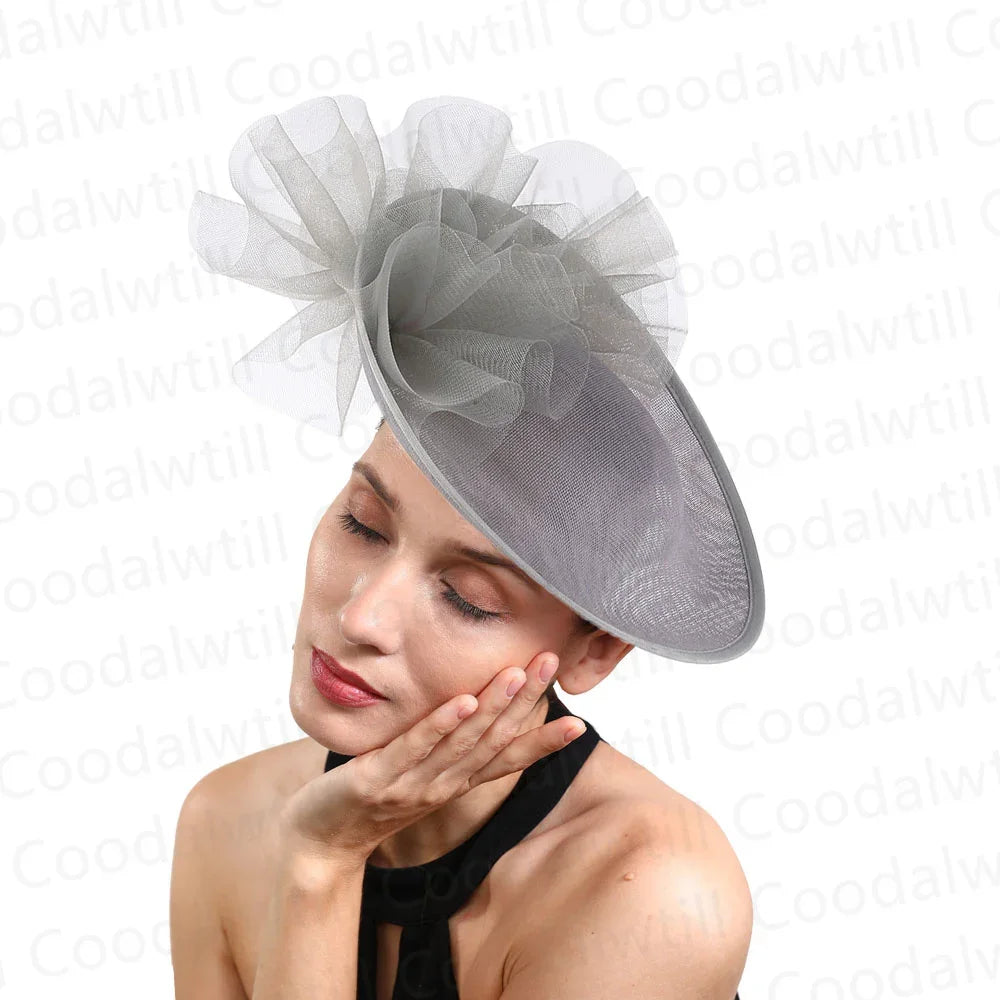 Church Fascinator Hat For Women Kentucky Pillbox Cap Women Party Occasion Headpiece Mother Bride Wedding Chapeau Cap Femme