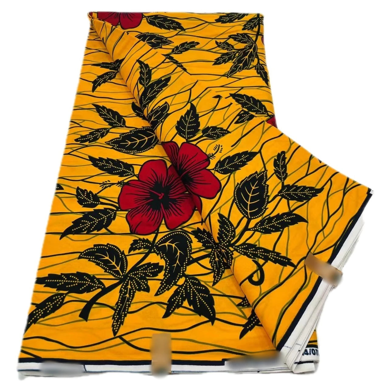 African Fabric Wax Ankara Block Print Veritable Wax Nigerian Batik Fabric Dutch Pagne 100% Cotton For Sewing Clothes