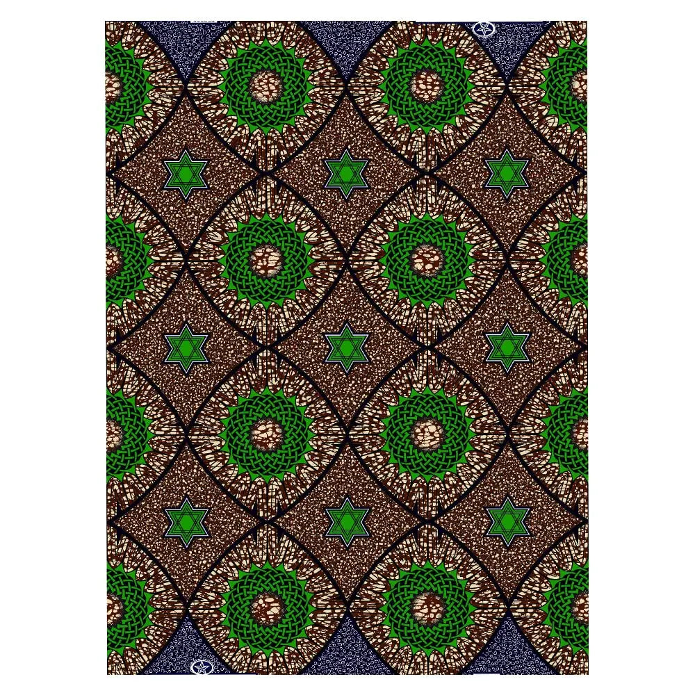 African Nigeria Spuer Wax Fabric Ankara Fabric Veritable Dashiki Print Cotton Fabric Wax Prints for Cloths for Diy