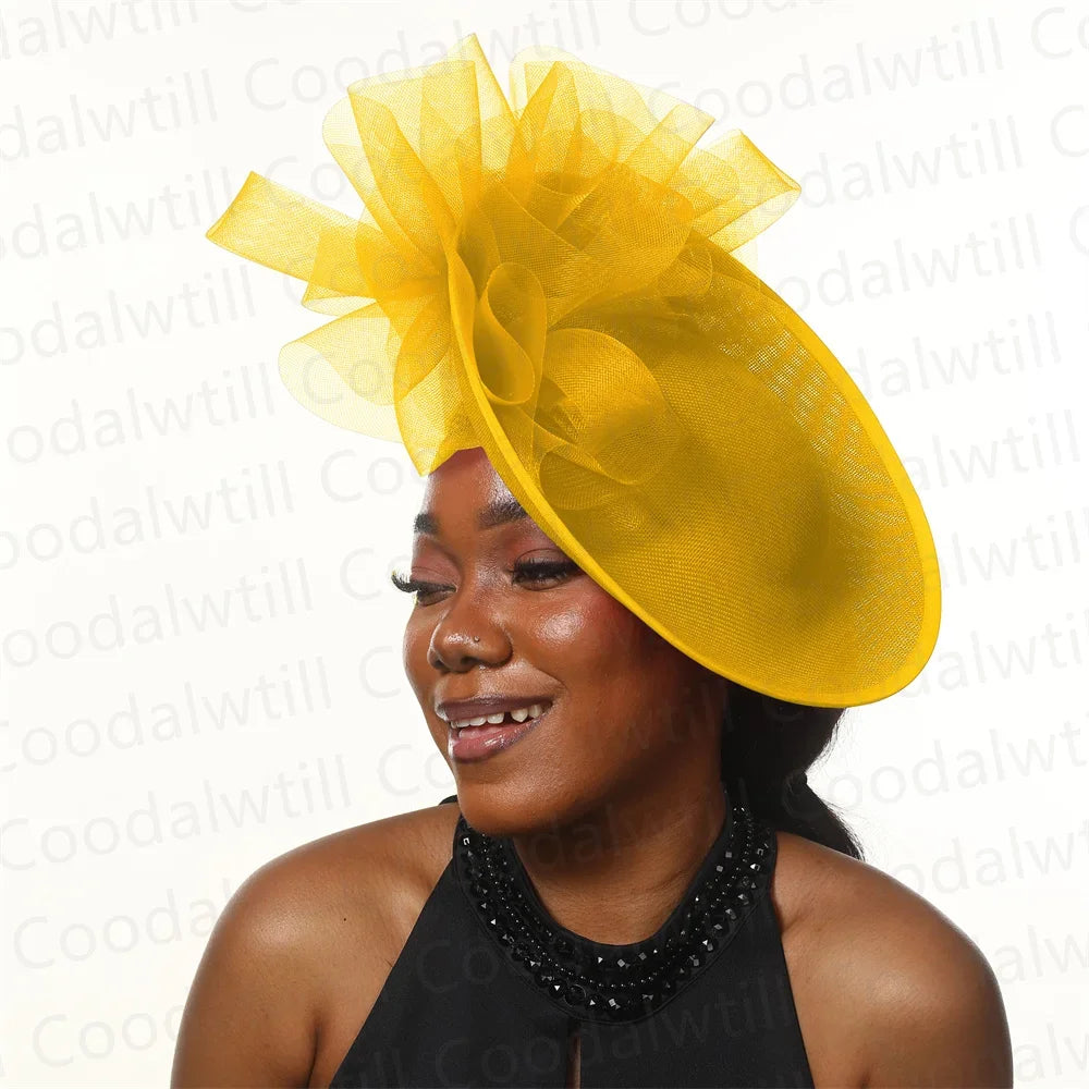 Church Fascinator Hat For Women Kentucky Pillbox Cap Women Party Occasion Headpiece Mother Bride Wedding Chapeau Cap Femme