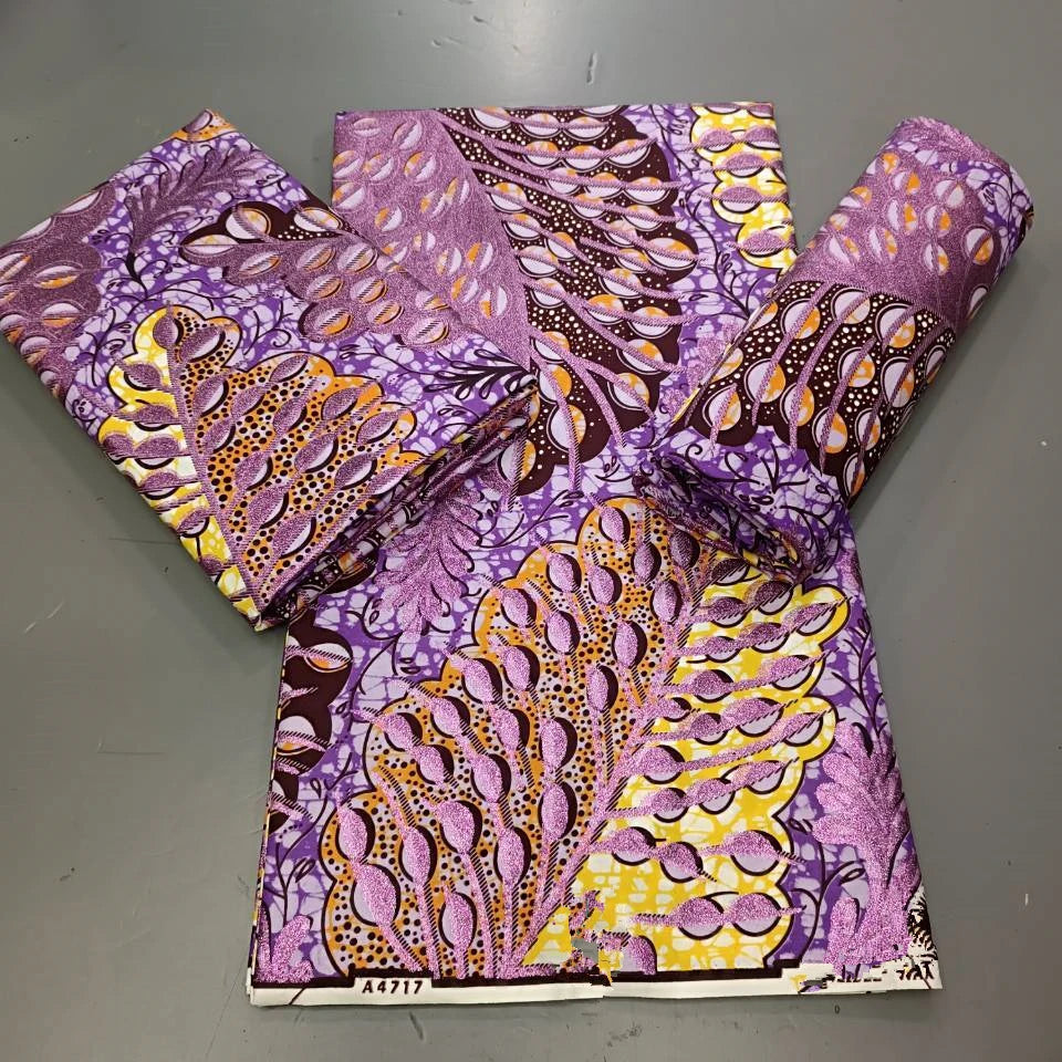 Most Popular Guaranteed Veritable African Real Wax Fabric High Quality 100% Cotton Ankara Wax Pagne Nigeria Women Style Dress