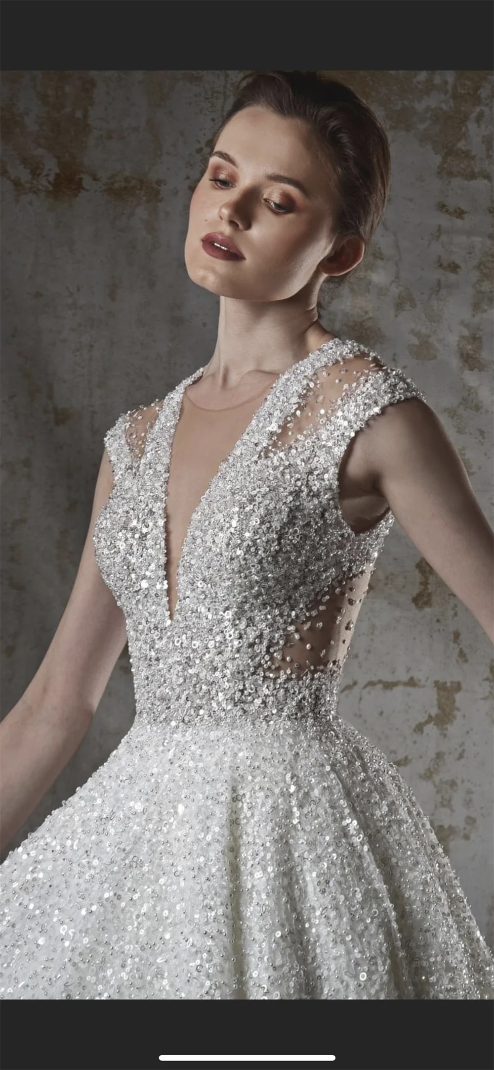 Fashion African Lace Fabric High Quality French Beaded Luxury Tulle Lace Nigerian Sequins Net Lace Fabric For Wedding Dress