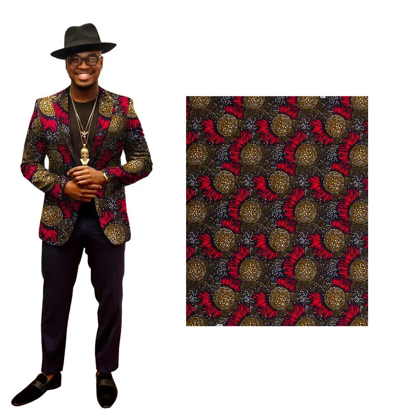Africain Ankara Batik Wax Fabric Fashion Printed Colorful Fabric Sewing Dress Tissu DIY 100% Cotton Quality