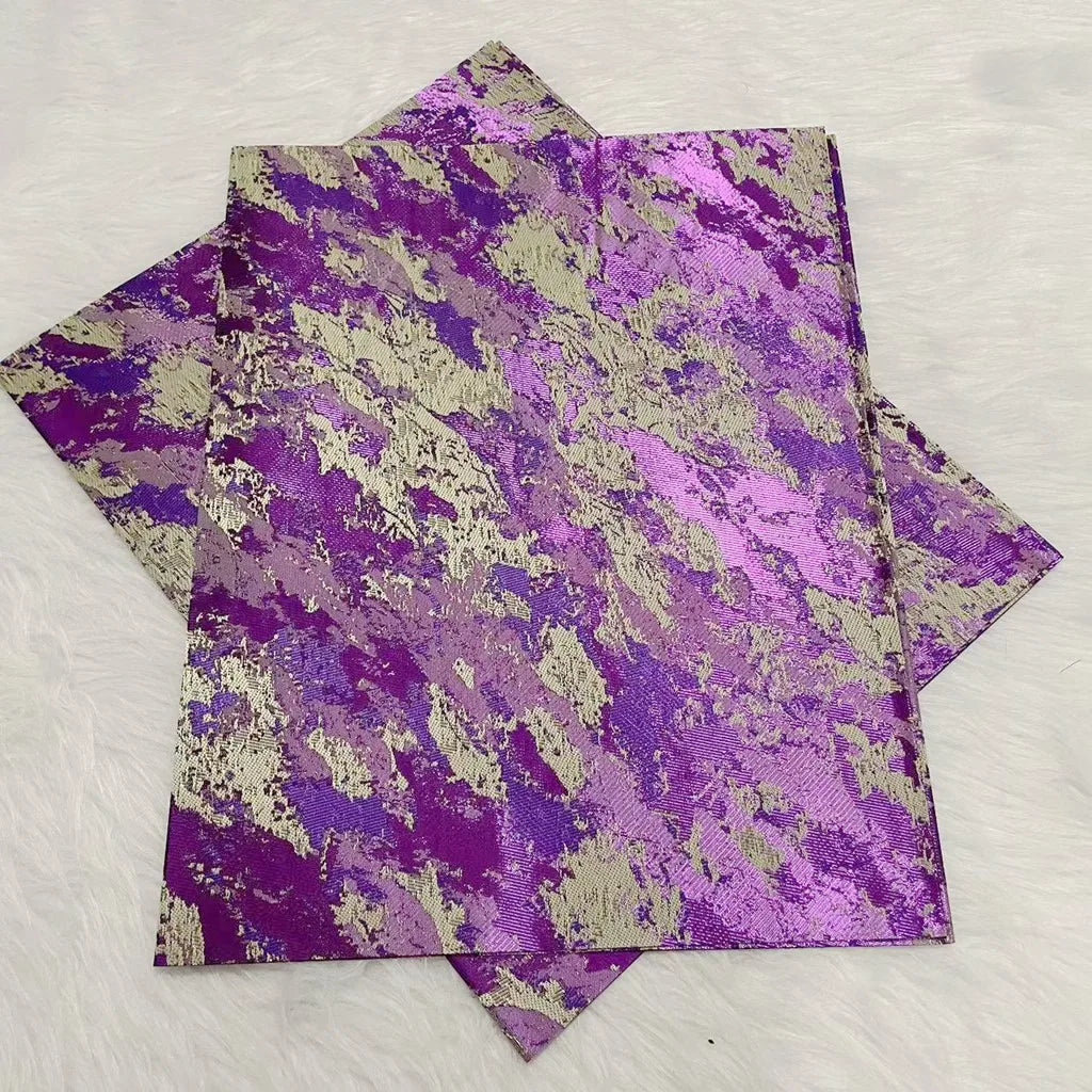 Luxury 3D Swiss Gele African Grand Quanlity Sego Headtie 2Pcs/Bag Nigerian Sego Head Tie Wrapper For Wedding ASO EBI Fabrics