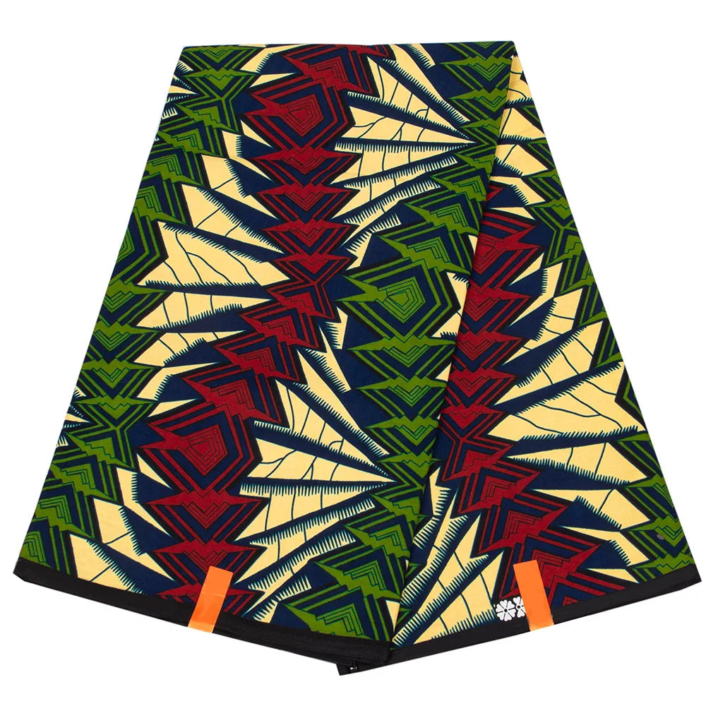 100% Cotton Guaranteed Real Wax Africa Ankara Print Kente Fabric Sewing Dress Tissu Patchwork Making Craft Loincloth Top Quality