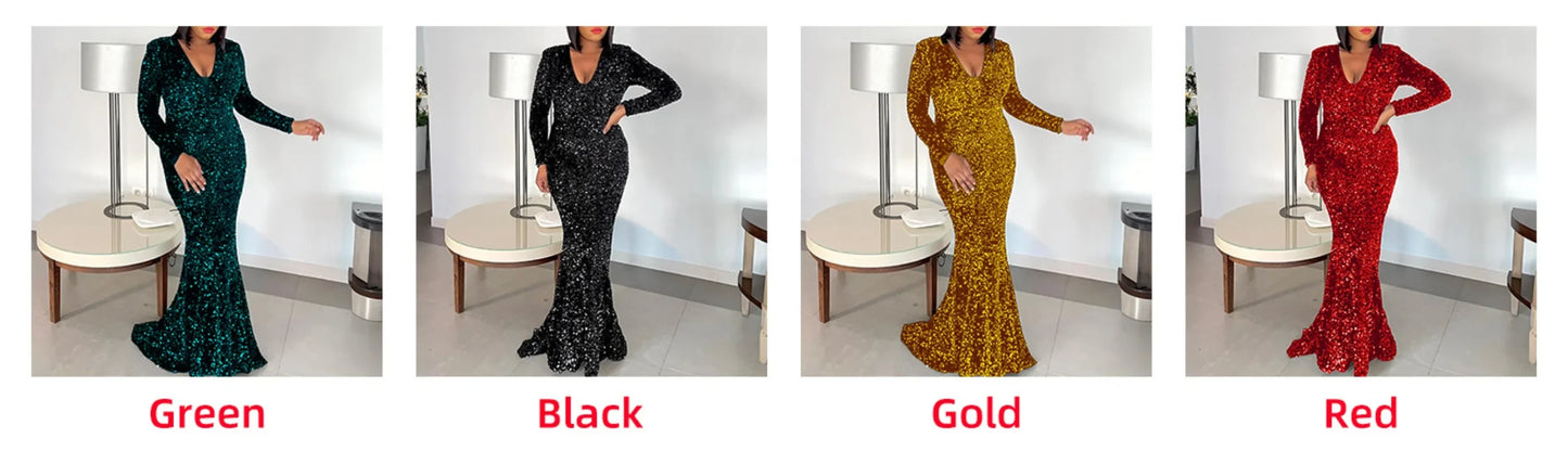 African Dresses For Women Glitter Vetement Dashiki Abaya Maxi Dress Africa Clothes Dashiki Ankara Dresses 2025 Spring Summer New