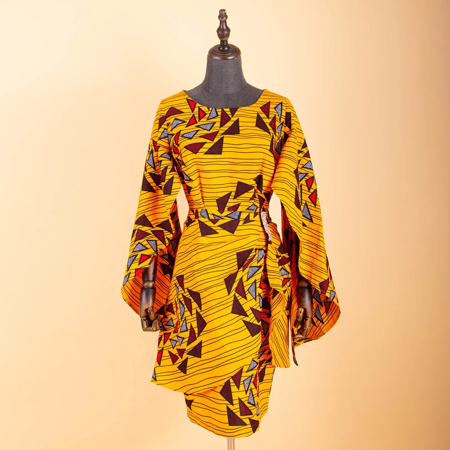 African Print Dresses for Women Party Dress Dashiki Outfits Ankara Dress + sashes Wedding Formal Clothing AFRIPRIDE S1925059
