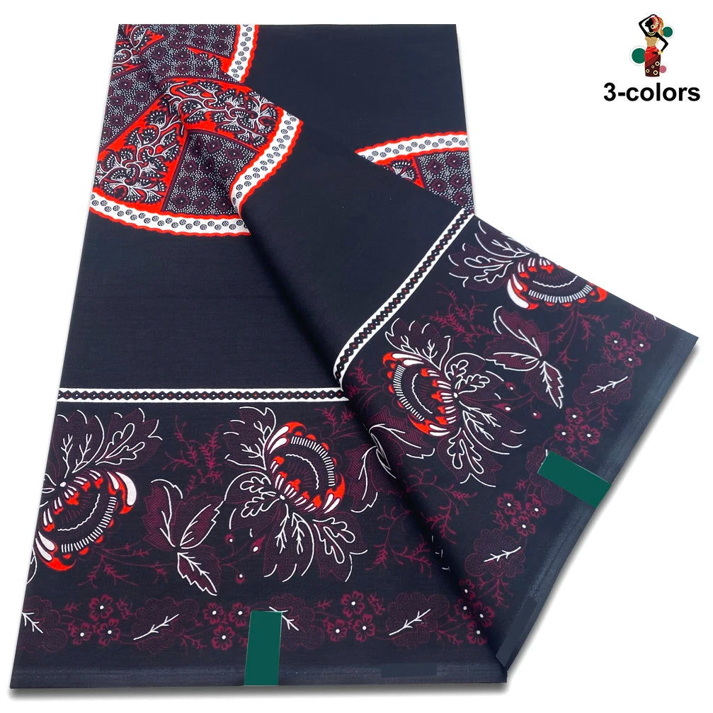 New Fashion African Wax Print Fabric 100% Cotton Ghana Nigeria Style High Quality Party Dress Real Ankara Wax Fabric Ghana
