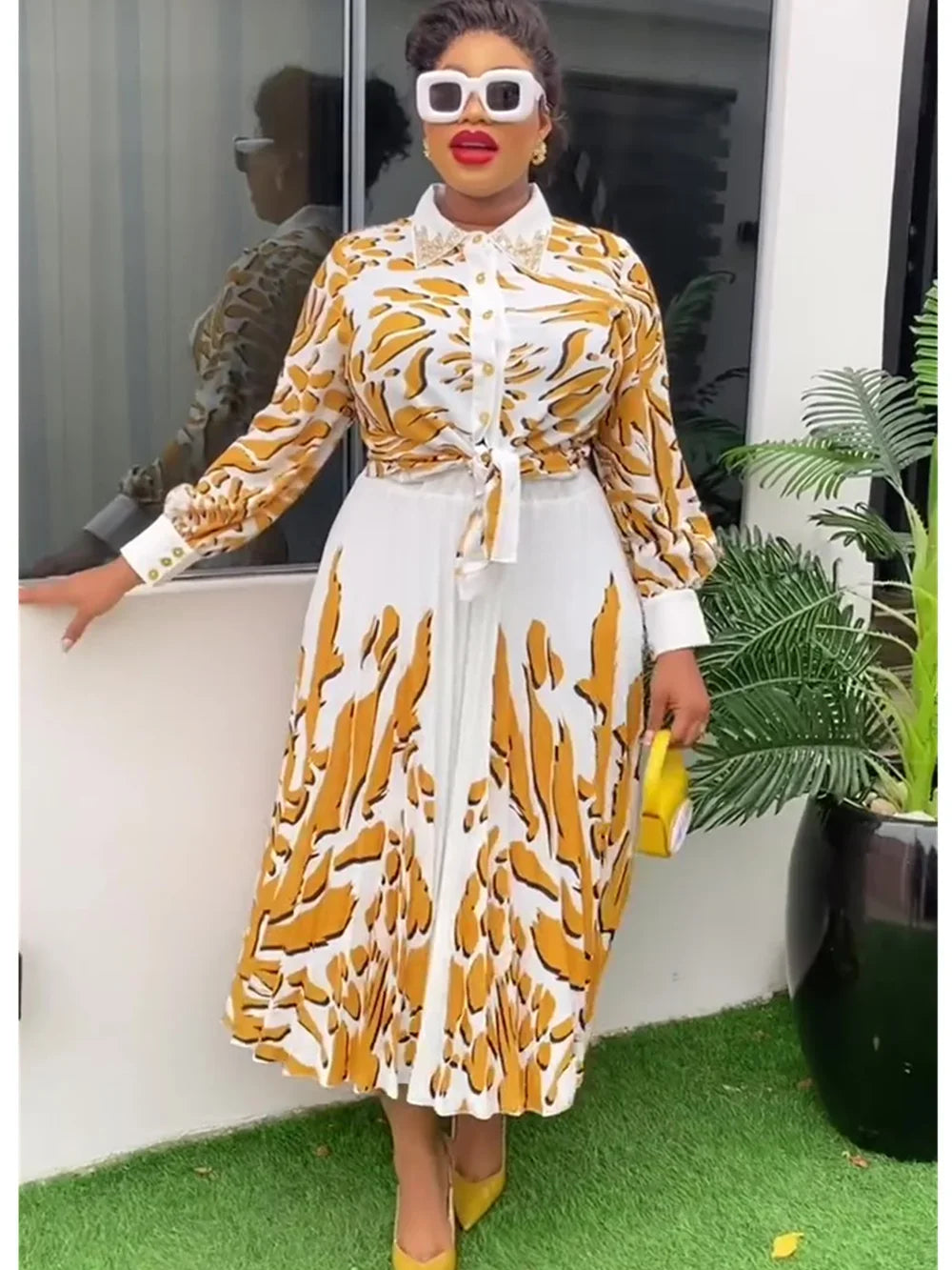 African Clothes for Women 2 PCS Sets Tops And Skirts Suits Dashiki Ankara Turkey Outfit Robe Plus Size Wedding Party Dresses