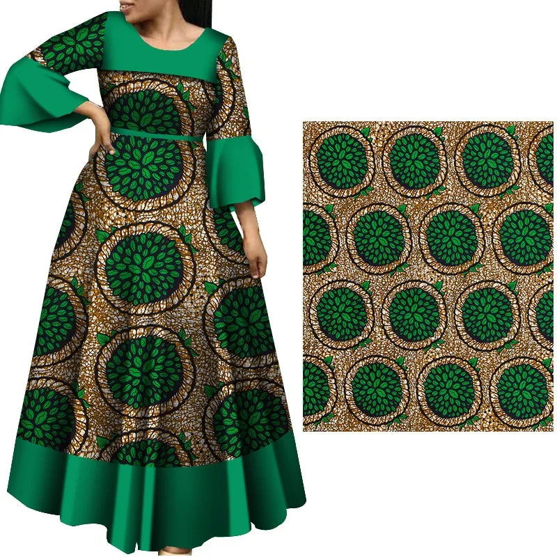 Ankara Wax Print Fabric High Quality African Wax Fabric 100% Cotton Soft Guaranteed Veritable Real Wax Fabric For Dresses