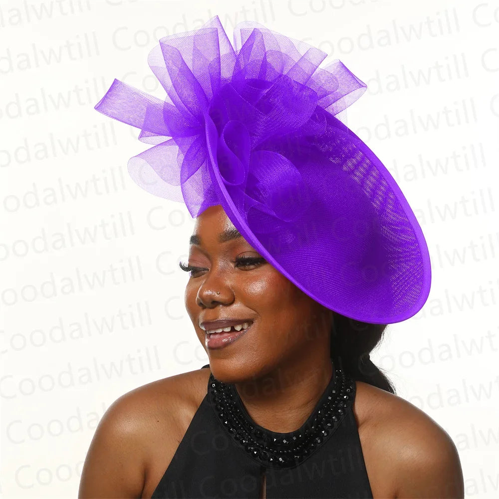 Church Fascinator Hat For Women Kentucky Pillbox Cap Women Party Occasion Headpiece Mother Bride Wedding Chapeau Cap Femme