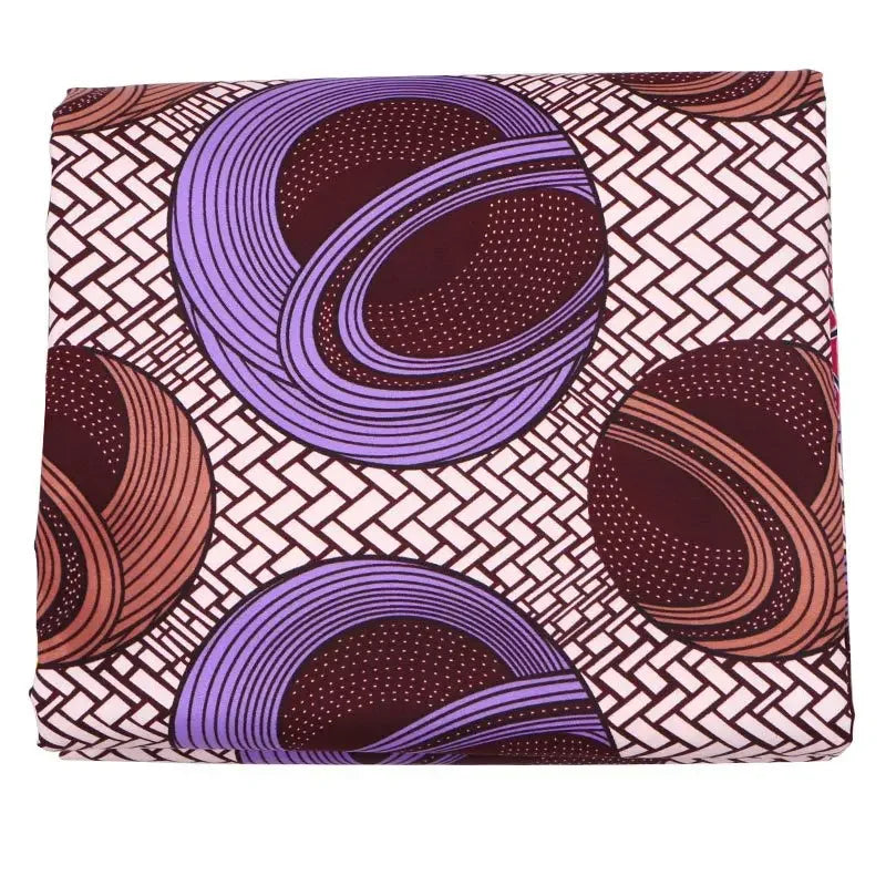 Ankara African Prints Fabric Patchwork Real Wax Dress Sewing Tissu Craft DIY Textile Material For Wedding 6Yards