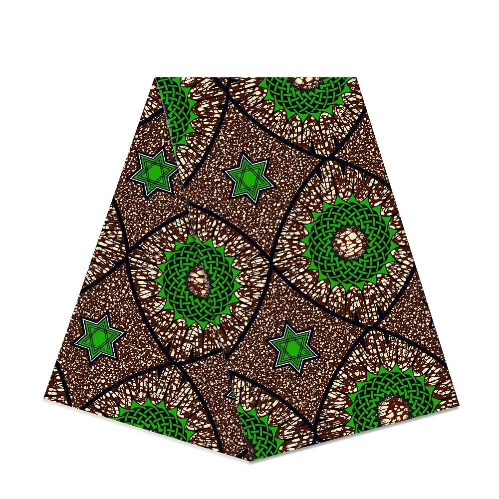 African Nigeria Spuer Wax Fabric Ankara Fabric Veritable Dashiki Print Cotton Fabric Wax Prints for Cloths for Diy