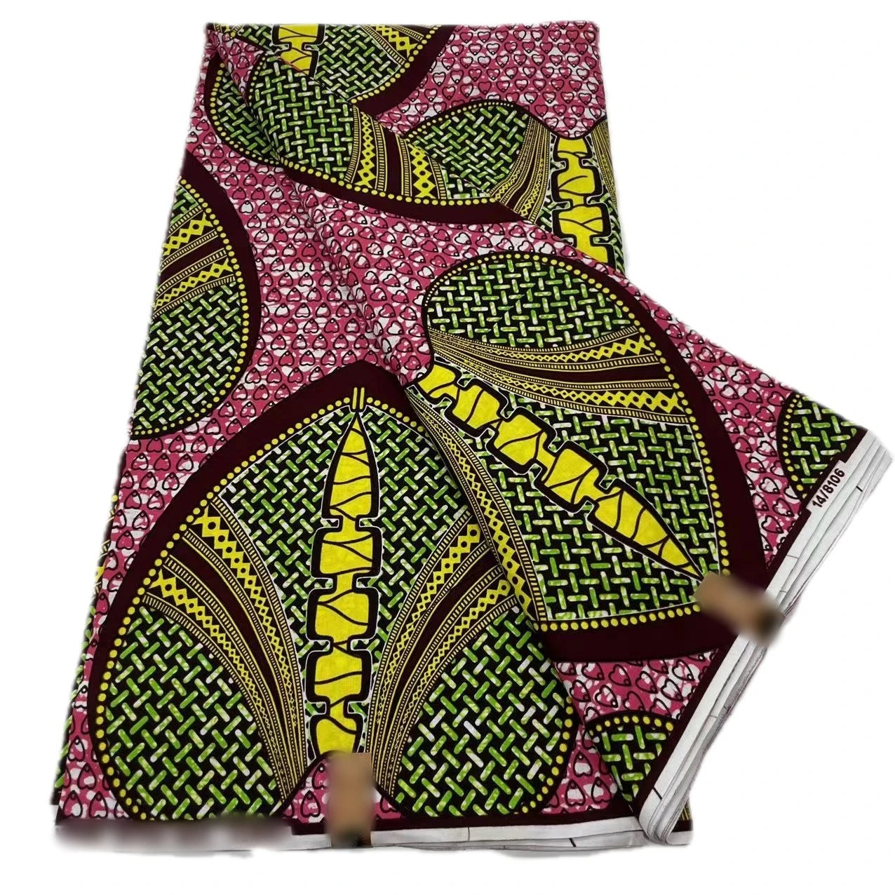 African Fabric Wax Ankara Block Print Veritable Wax Nigerian Batik Fabric Dutch Pagne 100% Cotton For Sewing Clothes