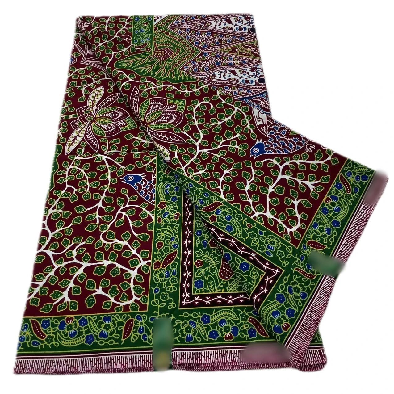 African Fabric Wax Ankara Block Print Veritable Wax Nigerian Batik Fabric Dutch Pagne 100% Cotton For Sewing Clothes