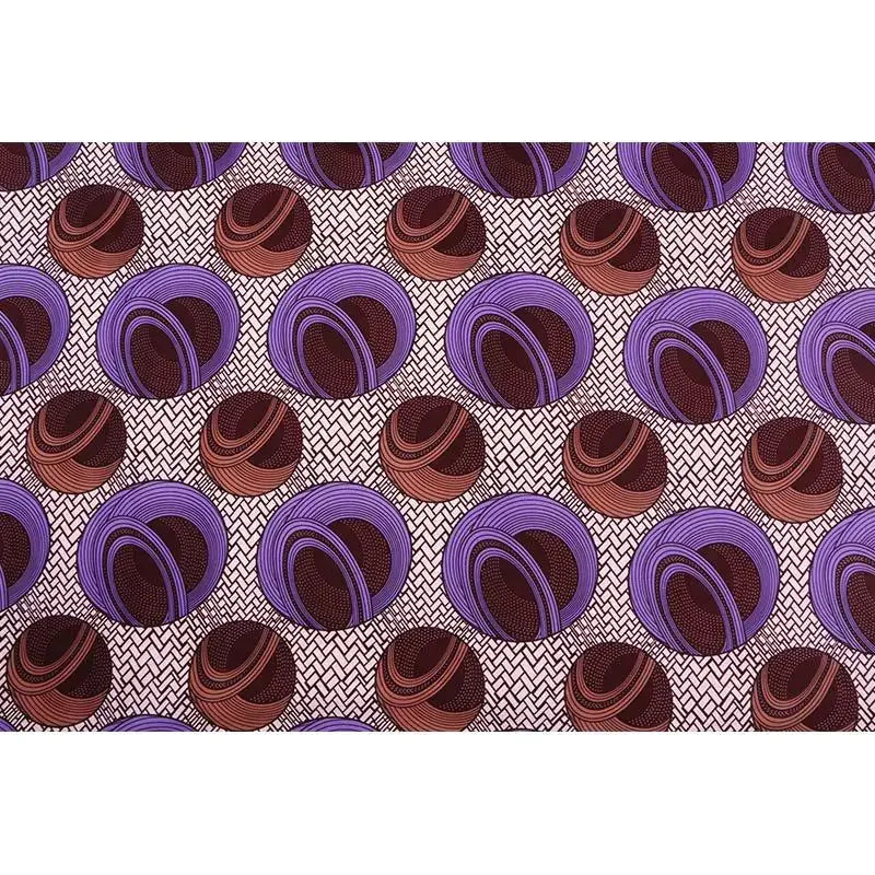 Ankara African Prints Fabric Patchwork Real Wax Dress Sewing Tissu Craft DIY Textile Material For Wedding 6Yards