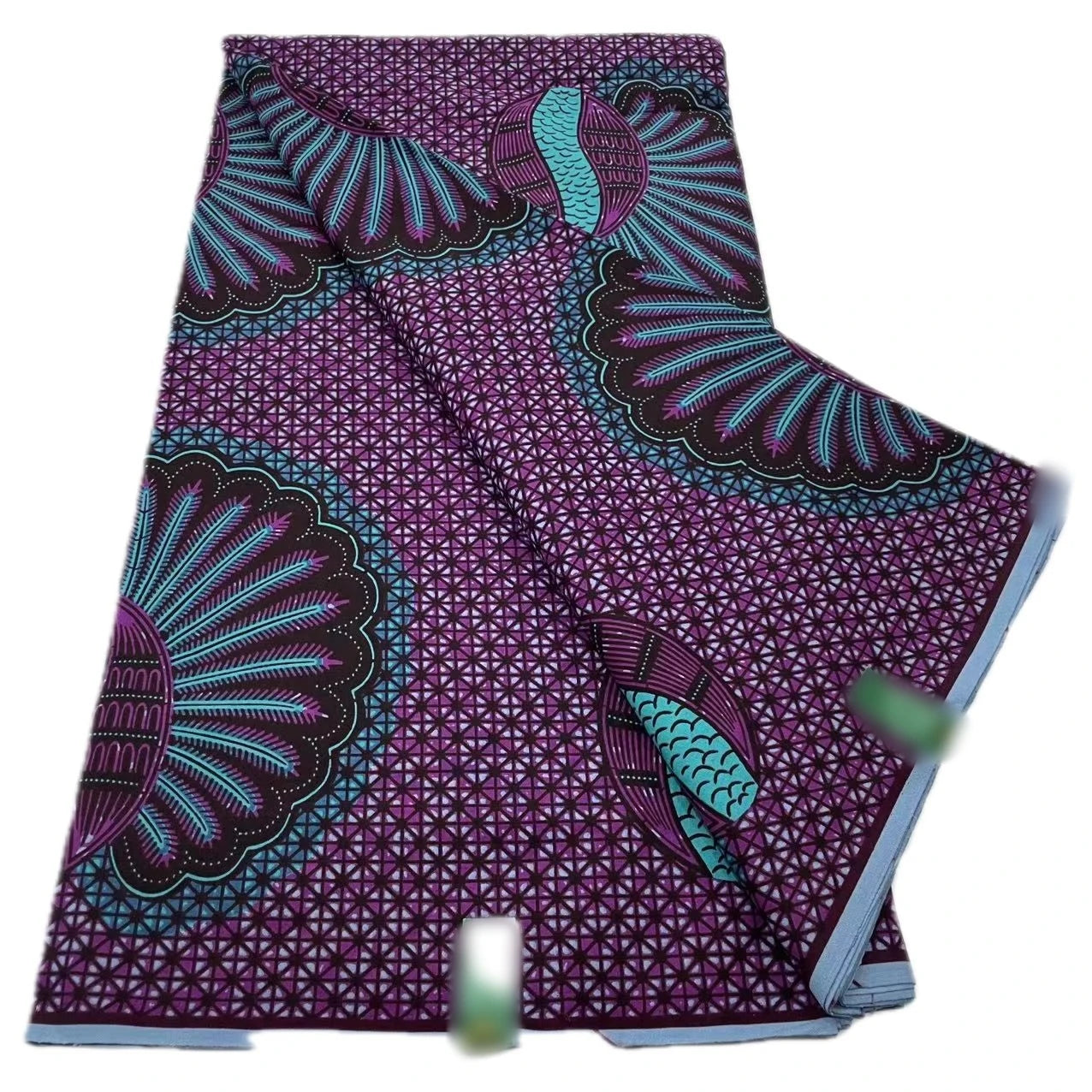 African Fabric Wax Ankara Block Print Veritable Wax Nigerian Batik Fabric Dutch Pagne 100% Cotton For Sewing Clothes