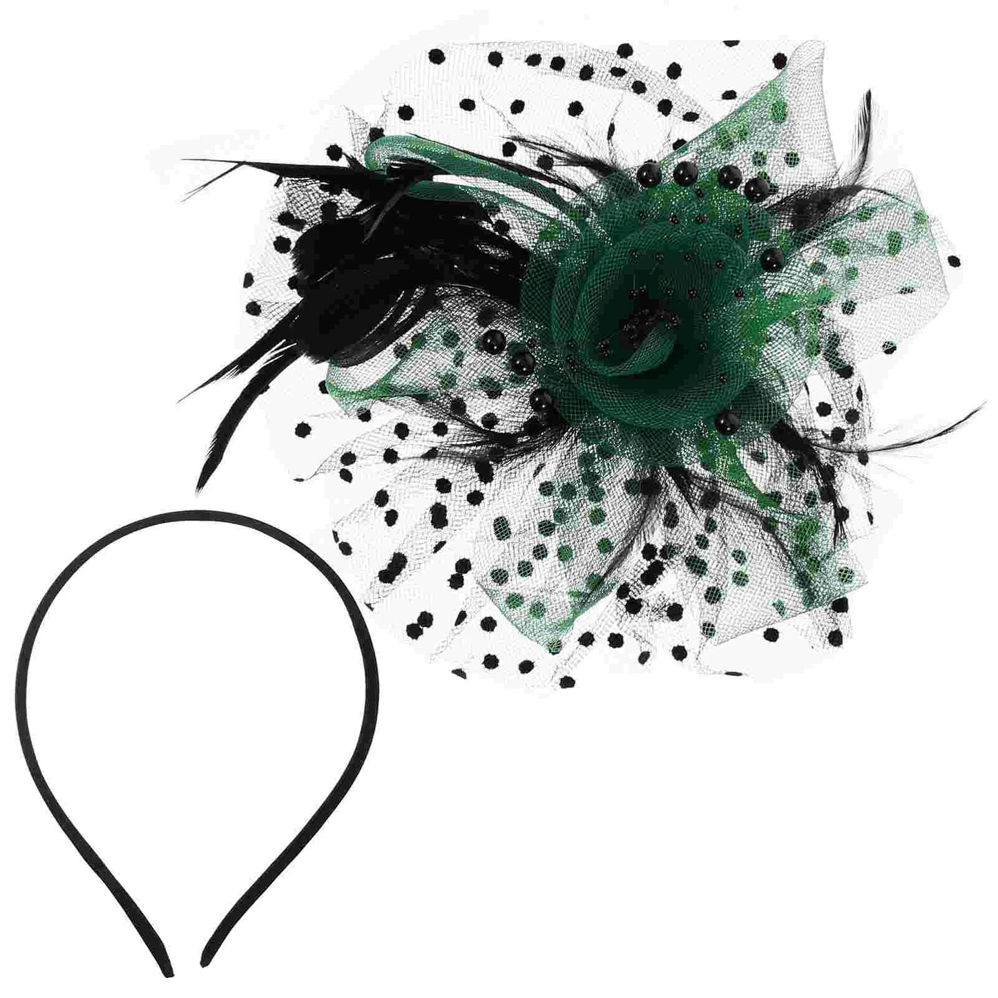 Guest Tea Party Hat Retro Decor Headpiece Bride Headdress Banquet Bridal Hair Accessories for Women