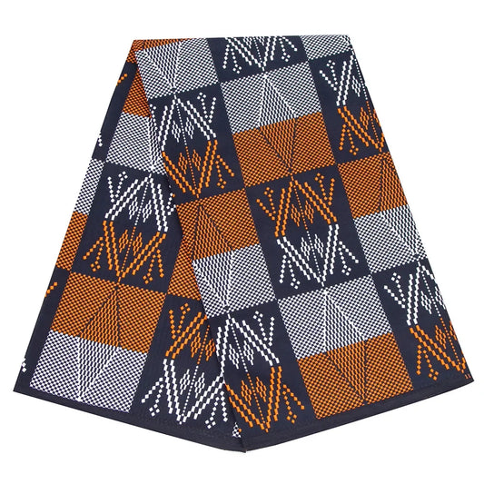 6 Yards African Real Wax Prints Fabric Ankara Cotton Material High Quality Fabric By The Yard Dress