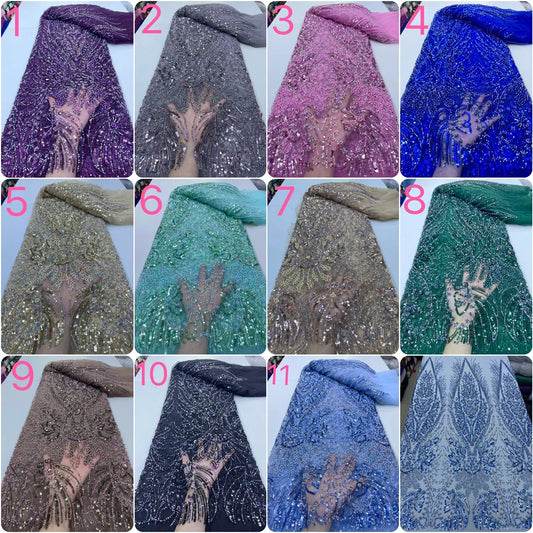 Latest White Nigerian Brocade Jacquard Lace Fabric French Luxury  Lace High Quality African Organza Lace For Women