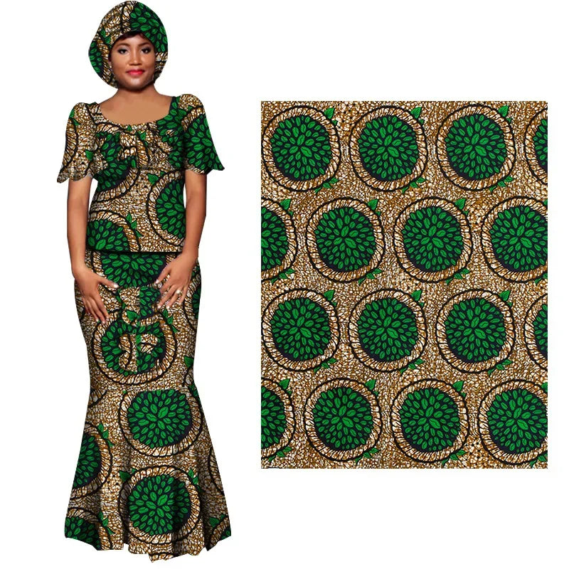 Ankara Wax Print Fabric High Quality African Wax Fabric 100% Cotton Soft Guaranteed Veritable Real Wax Fabric For Dresses