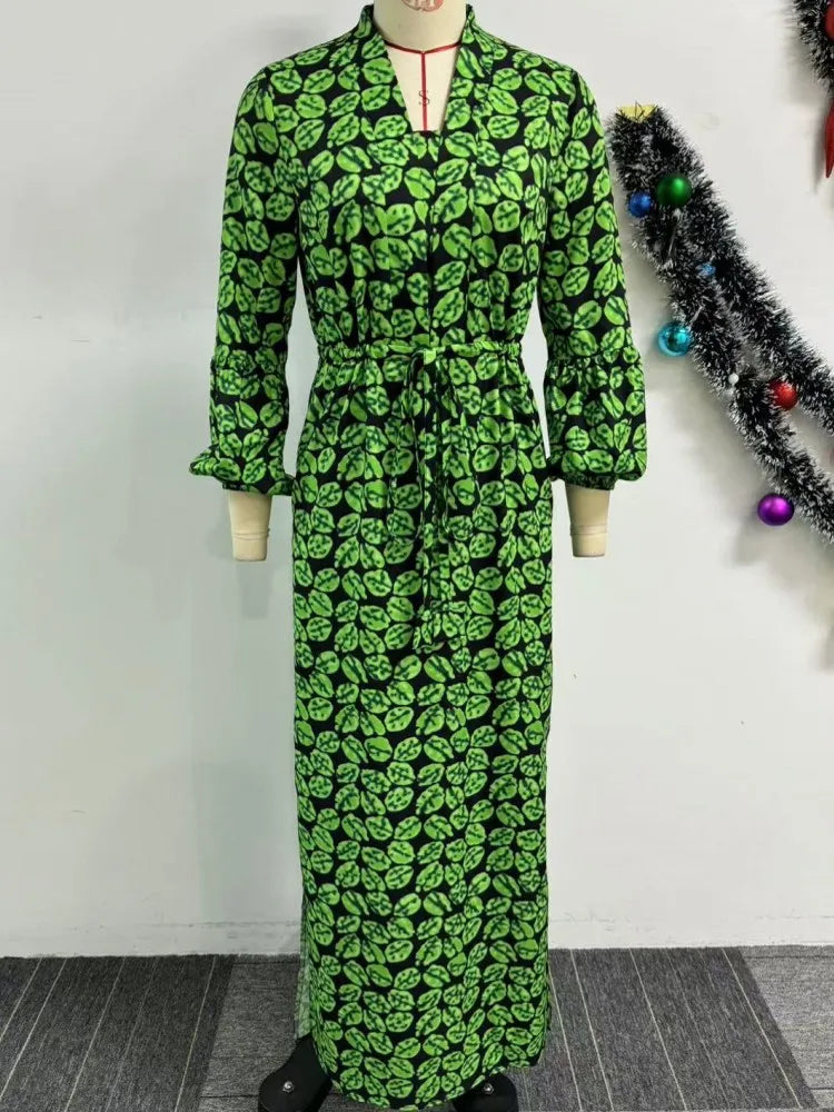 African Dresses For Women Vetement Femme Dashiki Abaya Maxi Dress Africa Clothes Dashiki Ankara Dresses 2025 Spring Autumn New
