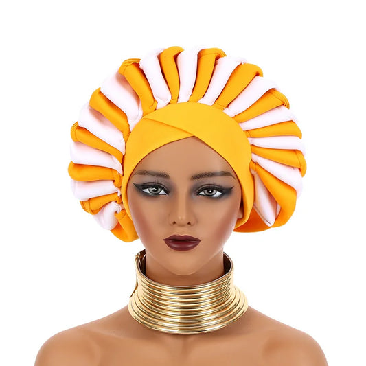 African Party Evening Wedding Hats for Women Summer Autumn African Women Caps African Headtie Outfits