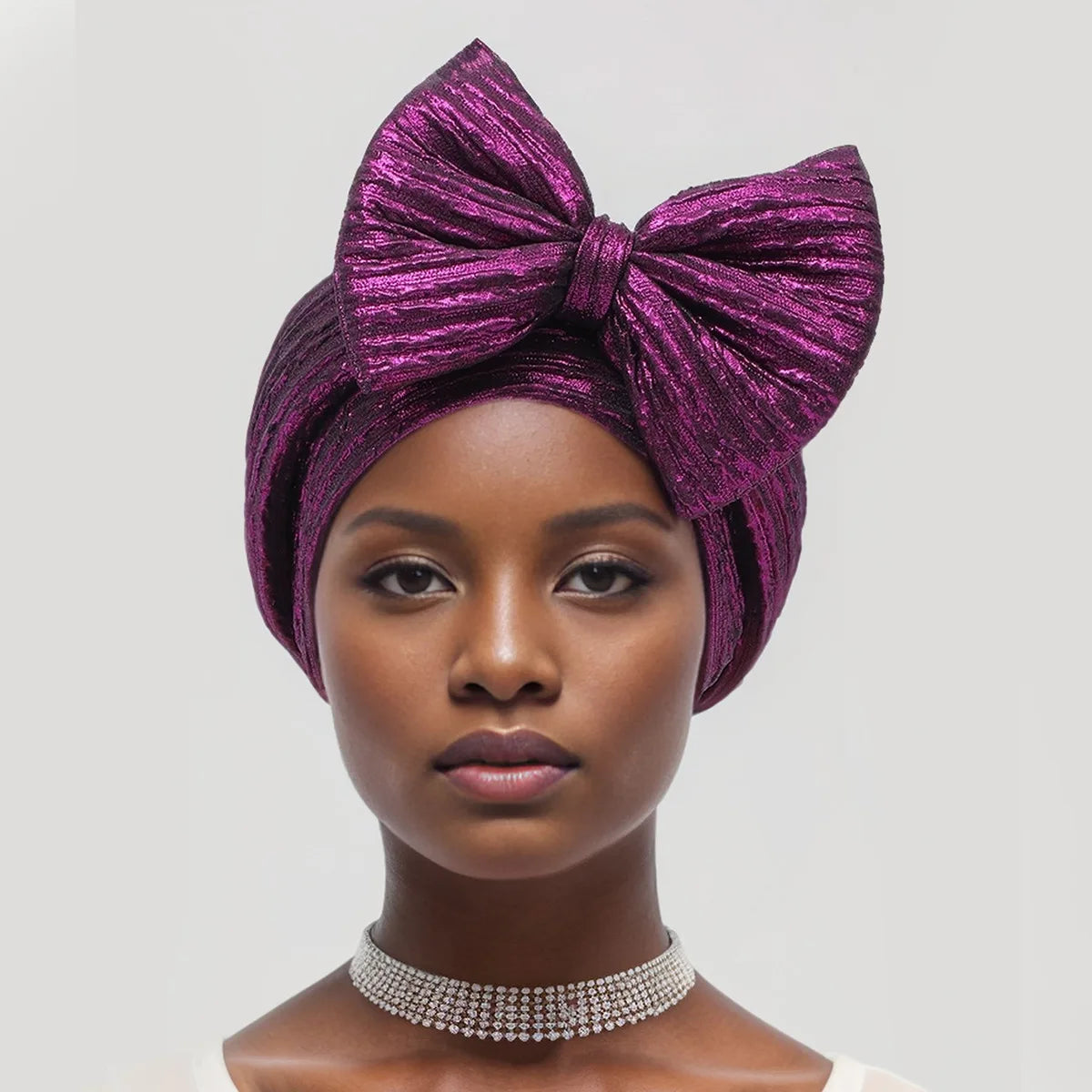African Auto Gele Headtie Aso Oke Nigeria Braids Wedding Headgear Women Bonnet Turban Cap Already Made Head Wraps