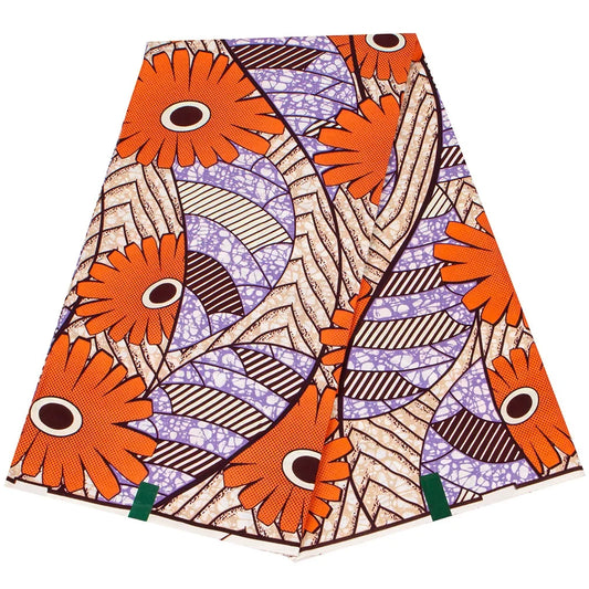 Ankara Wax Print Fabric High Quality African Wax Fabric 100% Cotton Soft Guaranteed Veritable Real Wax Fabric For Dresses