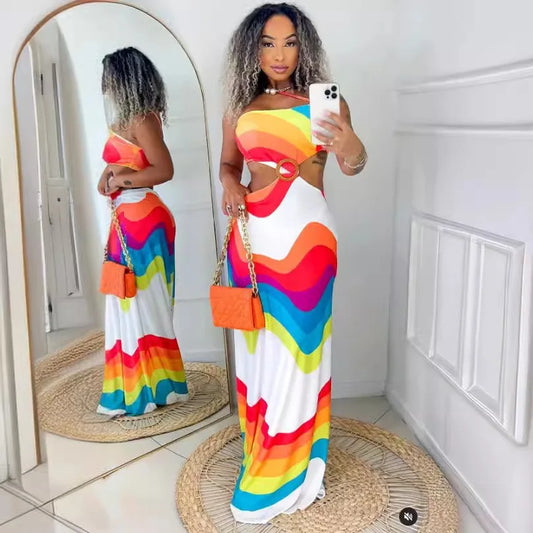 African Dresses For Women New African Clothes Dashiki White Print Ankara Dresses Bazin Traditional Robe Africa Long Dress
